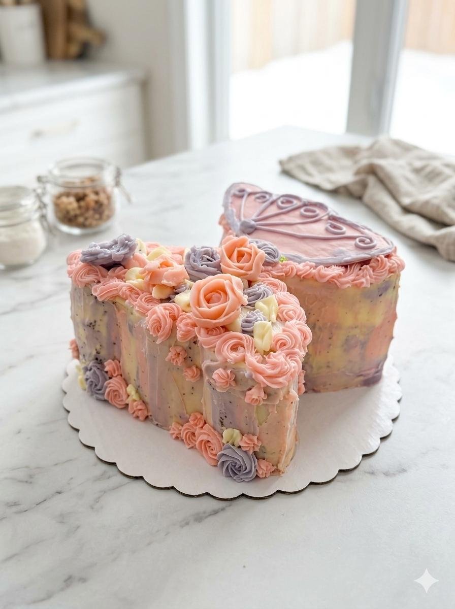 Custom Butterfly Cake - Ayorah Bake House Saskatoon