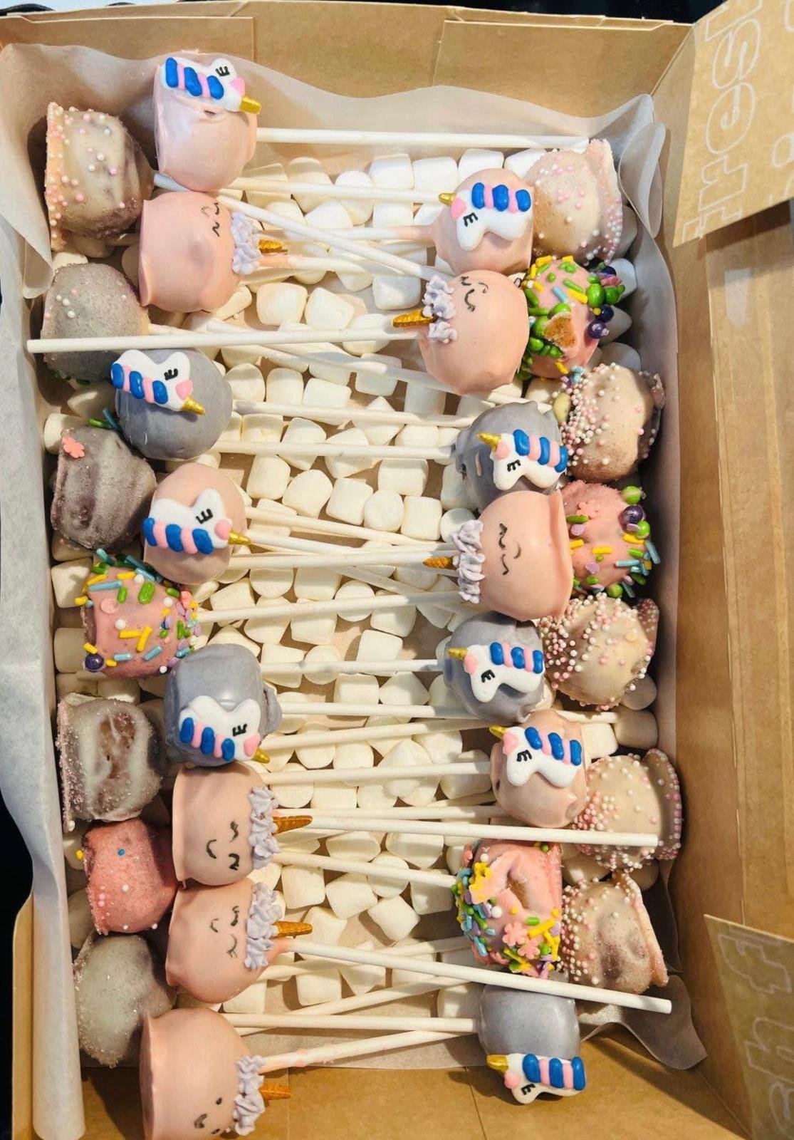 Unicorn-Themed Cake Pops - Ayorah Bake House Saskatoon